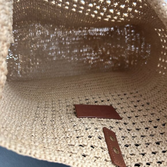 SAINT LAURENT PARIS Le 5 a’ 7 Raffia Bag with box and dust bag - Picture 6 of 16